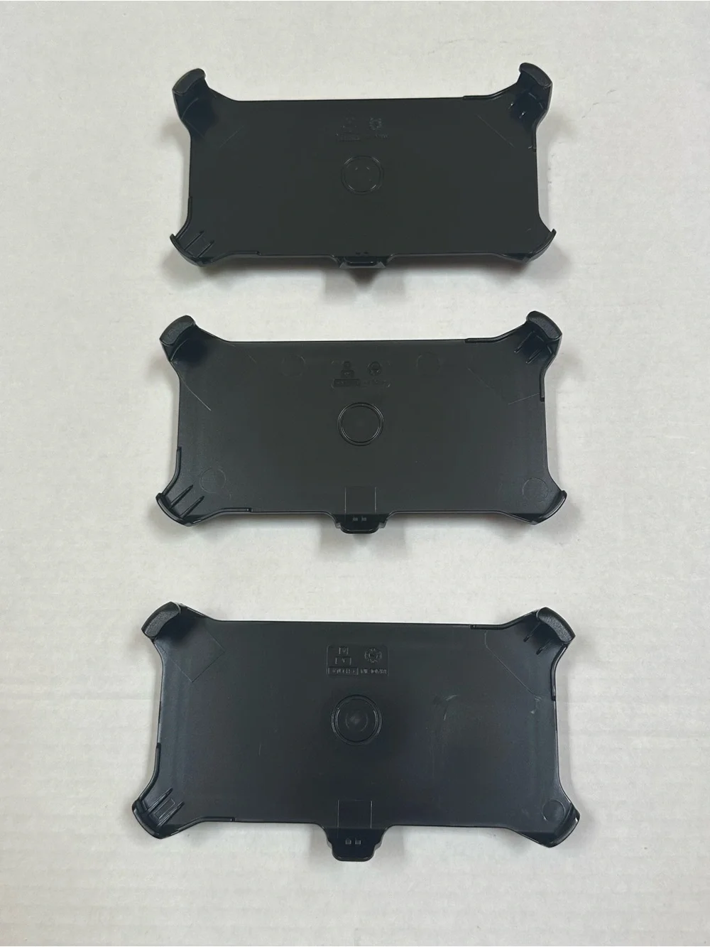 New OtterBox iPhone 14 Pro Black Belt Clip Holsters Defender Series (Lot of 3)